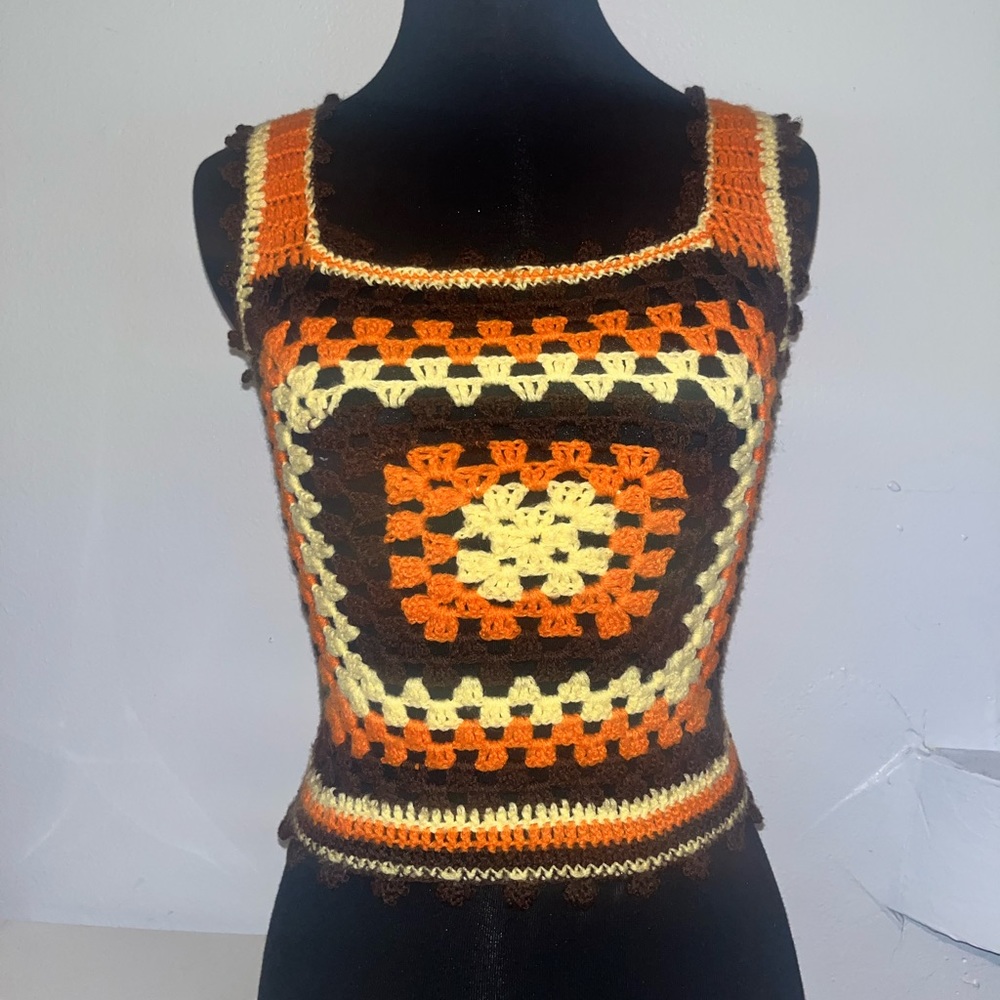 Retro Vintage Crochet Women’s Tank Top